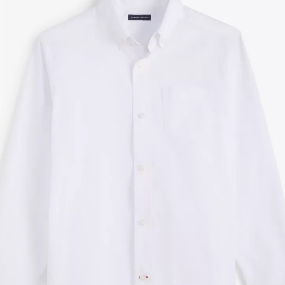 Tommy Hilfiger Men's Crisp White Dress Shirt